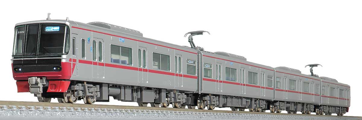 ［鉄道模型］グリーンマックス (Nゲージ) 31870 名鉄3300系（1・2次車・新塗装）増結4両編成セット（動力無し）