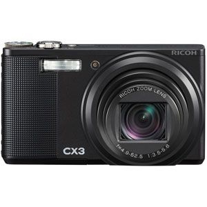 【送料無料】★リコー　【Joshin web限定　ご購入特典付き】デジタルカメラ(ブラック)RICOH　CX3【税込】 CX3(ブラツク) [CX3ブラツク]【返品種別A】