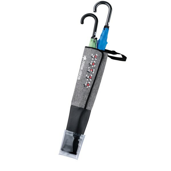 BONFORM 収納ミッキーファブリック　アンブレラホルダー（グレー） 7241-06 ボンフォーム