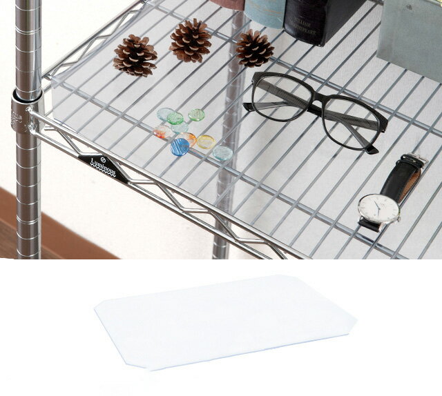 ルミナス 透明ビニールシート（棚幅91.5cm用） OPS9045V Luminous レギュラーシリーズ ポール径25mm専..