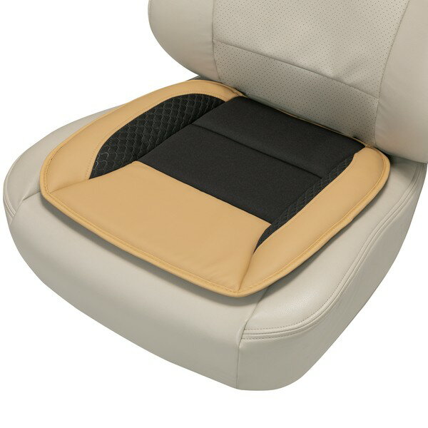 BONFORM クッションサイドサポートレザー ヒップ型（ベージュ） 5204-43 ボンフォーム