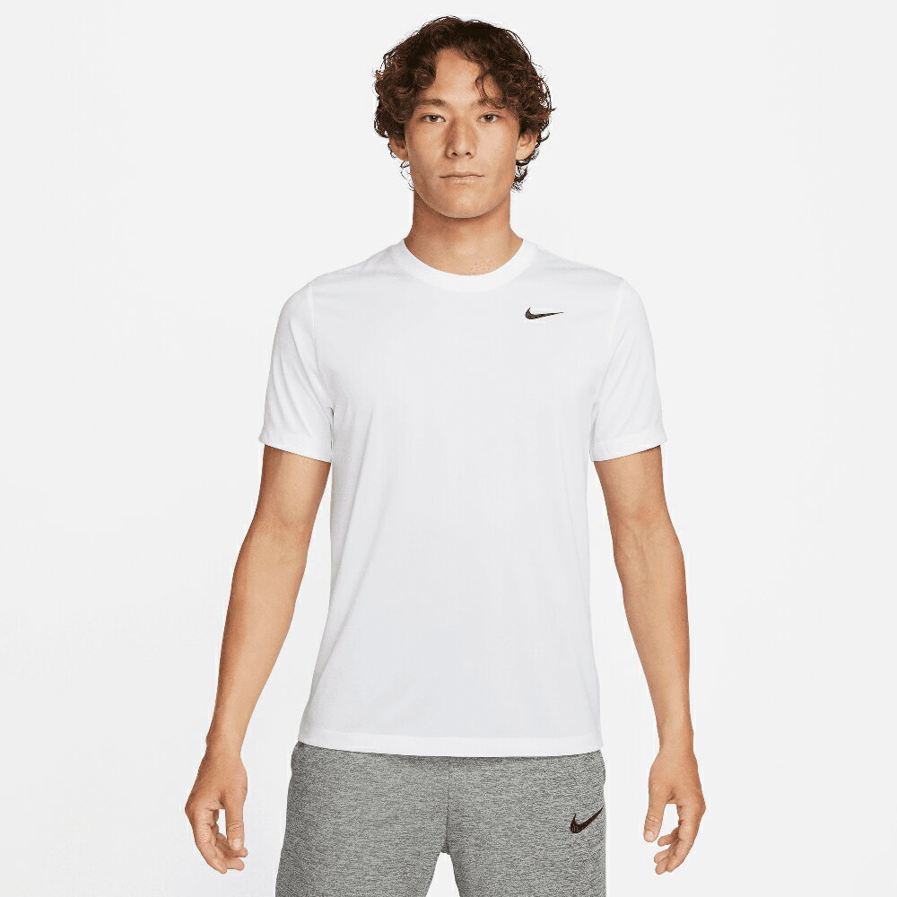 DX0990-100-XL ナイキ メンズ フィットネス Tシャツ　Dri-FIT（ホワイト/ブラック・サイズ：XL） NIKE