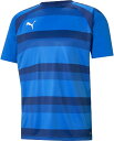 プーマ メンズ TEAMVISION フープ ゲームシャツ(Electric Blue Lemonade-Limoges-Puma White・サイズ:L) P...