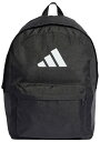 KSI74-JI6953-NS アディダス クラシック 3バーロゴ バックパック(ブラック/ホワイト・サイズ:NS) adidas