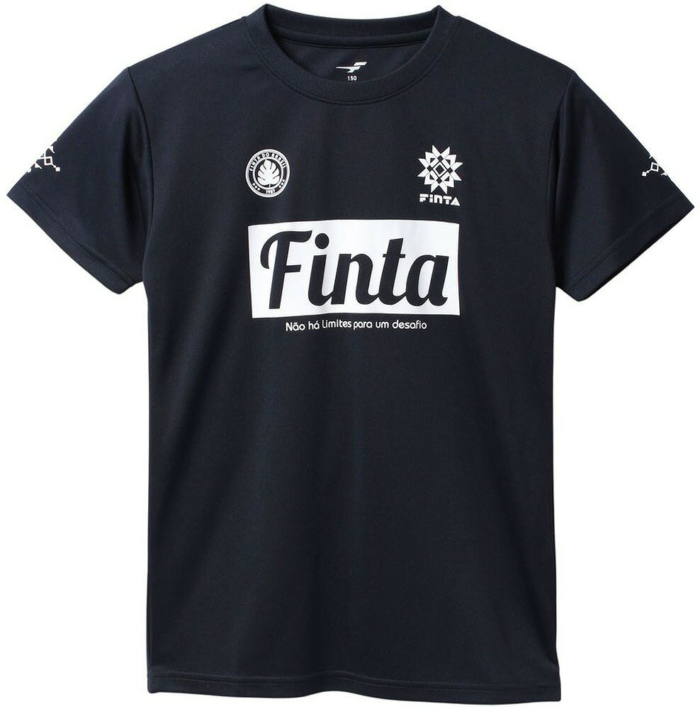 FINTA（フィンタ） JR プラクティスTシャツ（ネイビー・サイズ：130） FNT-FT8755-1100-130 サッカー・フットサル用