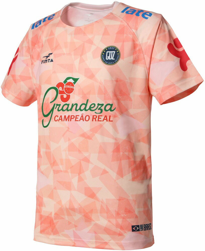 FNT-FT4410-5300-150 FINTA（フィンタ） JR　GDZグラフィックプラシャツ（ベージュ・サイズ：150） サッカー・フットサル用