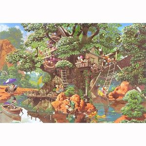 テンヨー ディズニー ふしぎの森のツリーハウス ...の商品画像