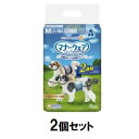 犬用おむつ マナーウェア 男の子用 Mサイズ 青チェック・紺チェック 42枚×2個セット ユニ・チャーム マナ-ウエアオトコノコヨウM42マイ
