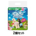 犬用おむつ マナーウェア 女の子用 SSサイズ ピンクリボン・青リボン 38枚×2個セット ユニ・チャーム マナ-オンナノコヨウSS38マイ