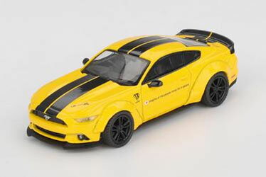 MINI-GT 1/64 LB★WORKS フォード マスタング トリプルイエロー(右ハンドル)【MGT01077-R】 ミニカー