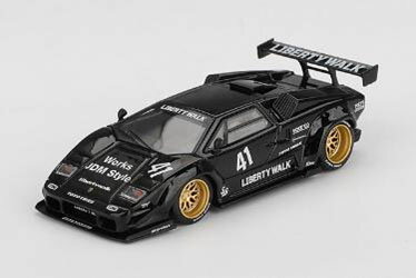 MINI-GT 1/64 ランボルギーニ カウンタック LB-WORKS ブラック(左ハンドル)【MGT01081-L】 ミニカー