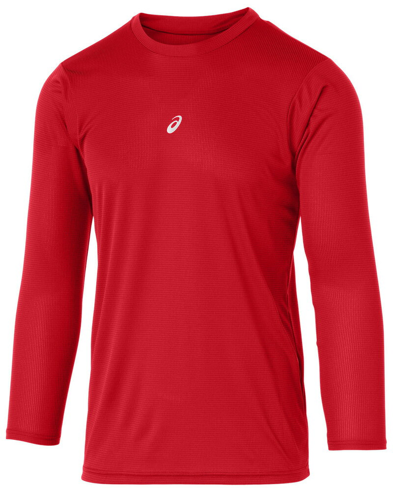 Upper Half - アシックス ミドルフィット長袖アンダーシャツ（クラシックレッド・サイズ：M） 2031F105-600-M asics
