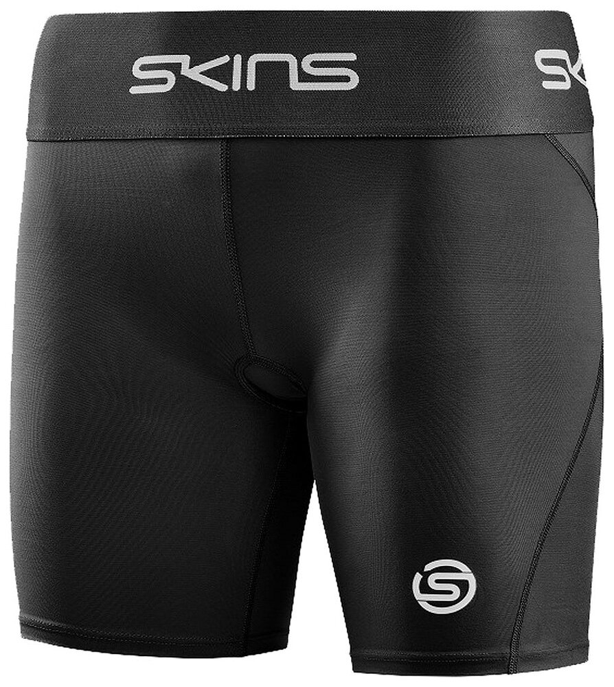 SKINS(スキンズ) SERIES-1 レディース ハーフタイツ（ブラック・サイズ：38（S））...