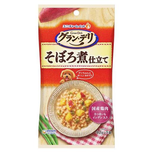 ユニ・チャーム グラン・デリパウチそぼろ煮仕立て 40g×3袋×28