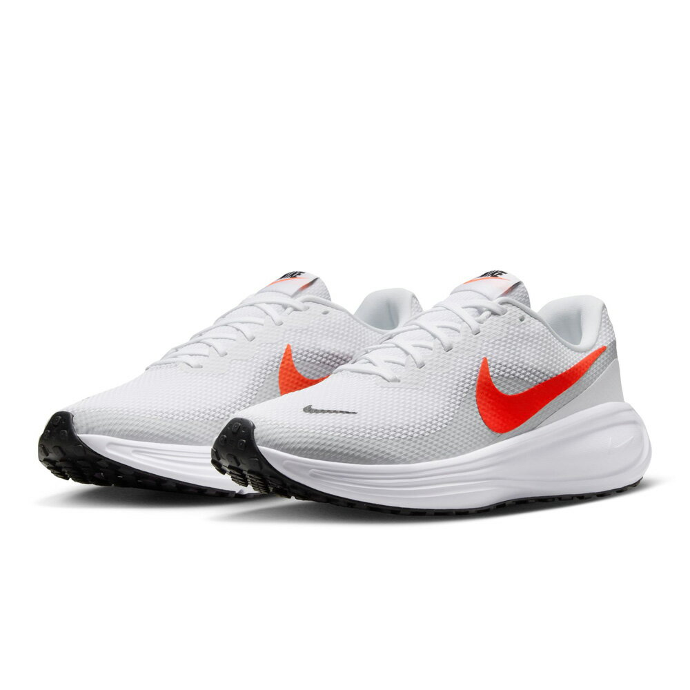 ナイキ メンズ ロード ランニングシューズ レボリューション8（WHITE/BRT CRMSN-PR P・サイズ：25.5cm） HJ9198-102-25.5 NIKE