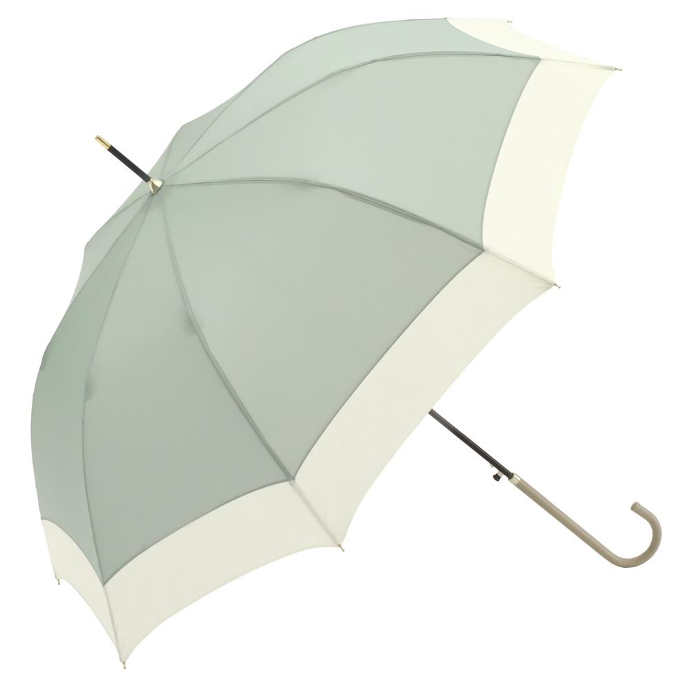 BF025365-1A-2C because(ビコーズ) バイカラージャンプ 長傘（グリーン） [BF0253651A2C]