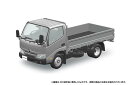 アオシマ 1/32 楽プラ スナップキット No.23-SR 日野 デュトロ 平ボデー(シルバー) プラモデル
