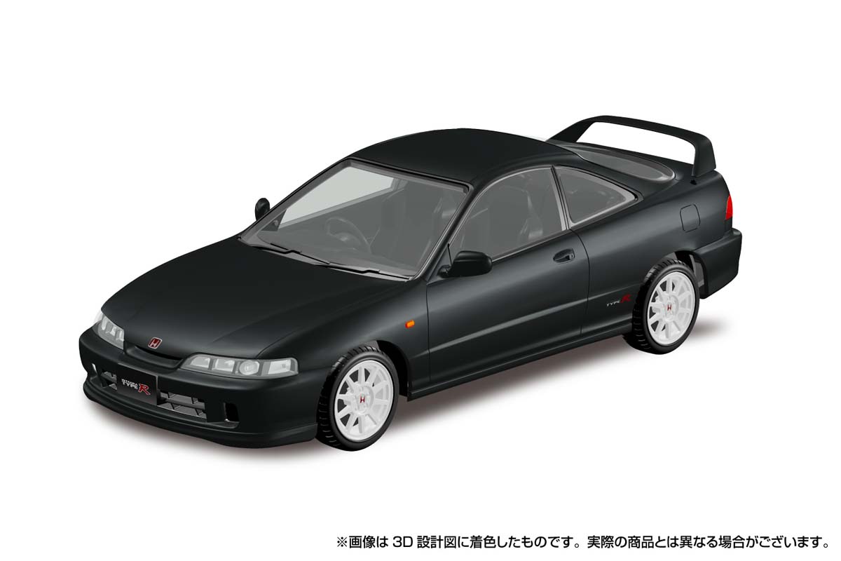 アオシマ 1/32 楽プラ スナップキット No.22-GB ホンダ DC2インテグラ タイプR(グラナダブラックパール) プラモデル