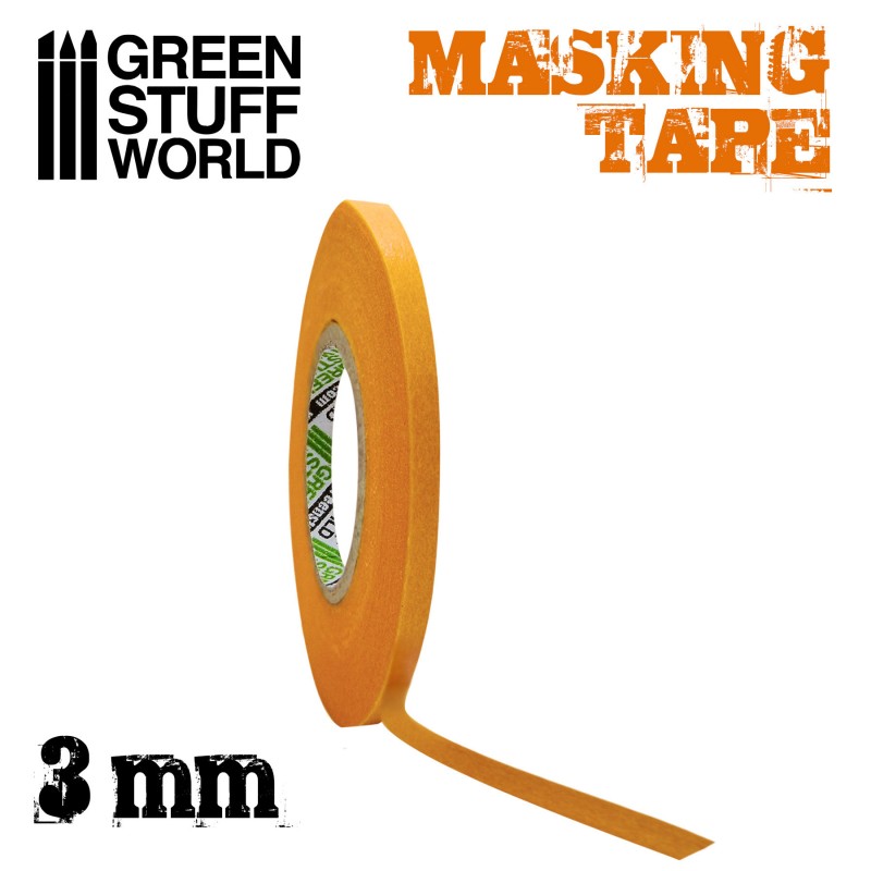 Painting Goods - グリーンスタッフワールド 【再生産】マスキングテープ 3mm幅【GSWD-2143】 模型用工具