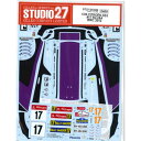 スタジオ27 1/24 CITROEN DS3 17 Rd.2＆4 WRC 2012（エレール対応）【ST27-DC988】 デカール