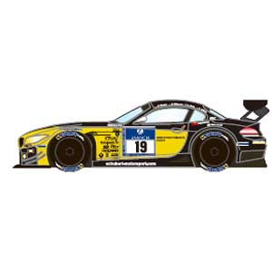 スタジオ27 1/24 BMW Z4 GT3 Schubert Motorsport 19 Nurburgring24h 2015（フジミ 1/24 BMW Z4対応)【ST27-DC1102】 デカール