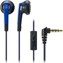 オーディオテクニカ ダイナミックオープン型イヤホン (ブルー) ATH-C505IS-BL audio-technica スマートフォン向け