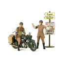 タミヤ 1/35MM イギリス軍用オートバイ BSA M20 MPセット【35316】 プラモデル
