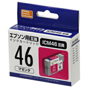 PPC エプソン用互換インク（マゼンタ） ICM46互換 PP-EIC46M