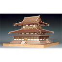 ウッディジョー 1/150 木製模型 法隆寺 金堂 木製組立キット その1