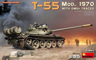 ミニアート 1/35 T-55 Mod.1970w/OMSh Tracks【MA37064】 プラモデル