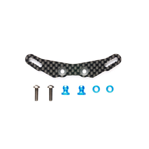 【返品種別B】□「返品種別」について詳しくはこちら□2018年07月 発売※画像はイメージです。実際の商品とは異なる場合がございます。【商品紹介】タミヤ OP.1803 TB-05 カーボンダンパーステー（フロント）です。【RCカーの性能アップやセッティングに役立つパーツです】標準装備のN5部品に換えて使用する軽量・強固でたわみの少ない3mm厚のカーボン製ダンパーステー。ダンパーの取り付けピッチを細かく設定し（5ヶ所）繊細なセッティングが可能です。ダンパー取り付け用の3×10mm六角丸ビスやセッティングスペーサー、ピロボールナットもセットしました。【商品仕様】3mm厚カーボン製模型＞ラジコン＞ラジコンパーツ・メーカー別＞タミヤコード別＞OPパーツ