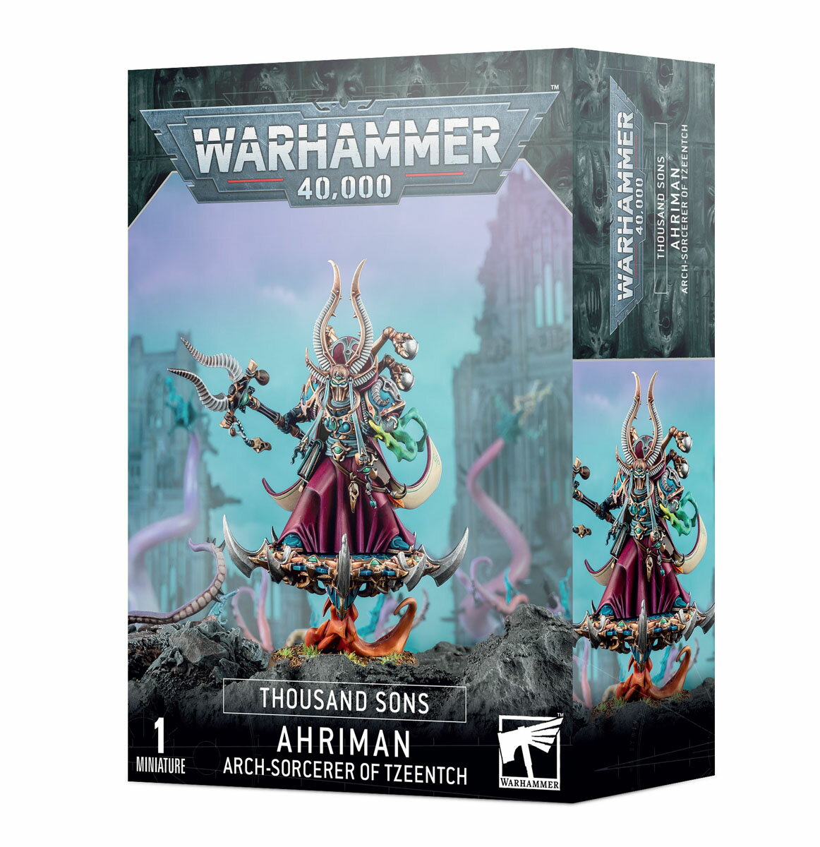 ゲームズワークショップ THOUSAND SONS: AHRIMAN ARCH-SORCERER OF TZEENTCH サウザンド・サン：アーリマン、アークソーサラー・オヴ・ティーンチ ウォーハンマー