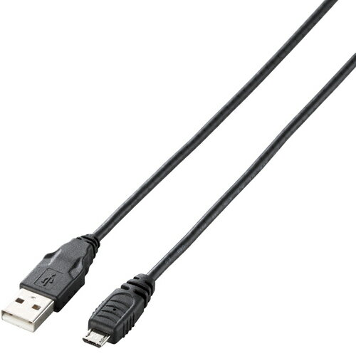 エレコム Micro-USBケーブル(A−MicroB)1.5m 1A U2C-AMB15BK(2.0)