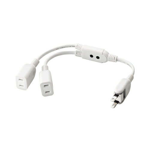 ���쥳�� AC�����ץ����Ÿ���Ĺ������ 2�ĸ���0.2m�ʥۥ磻�ȡ� T-ADR3WH [TADR3WH]