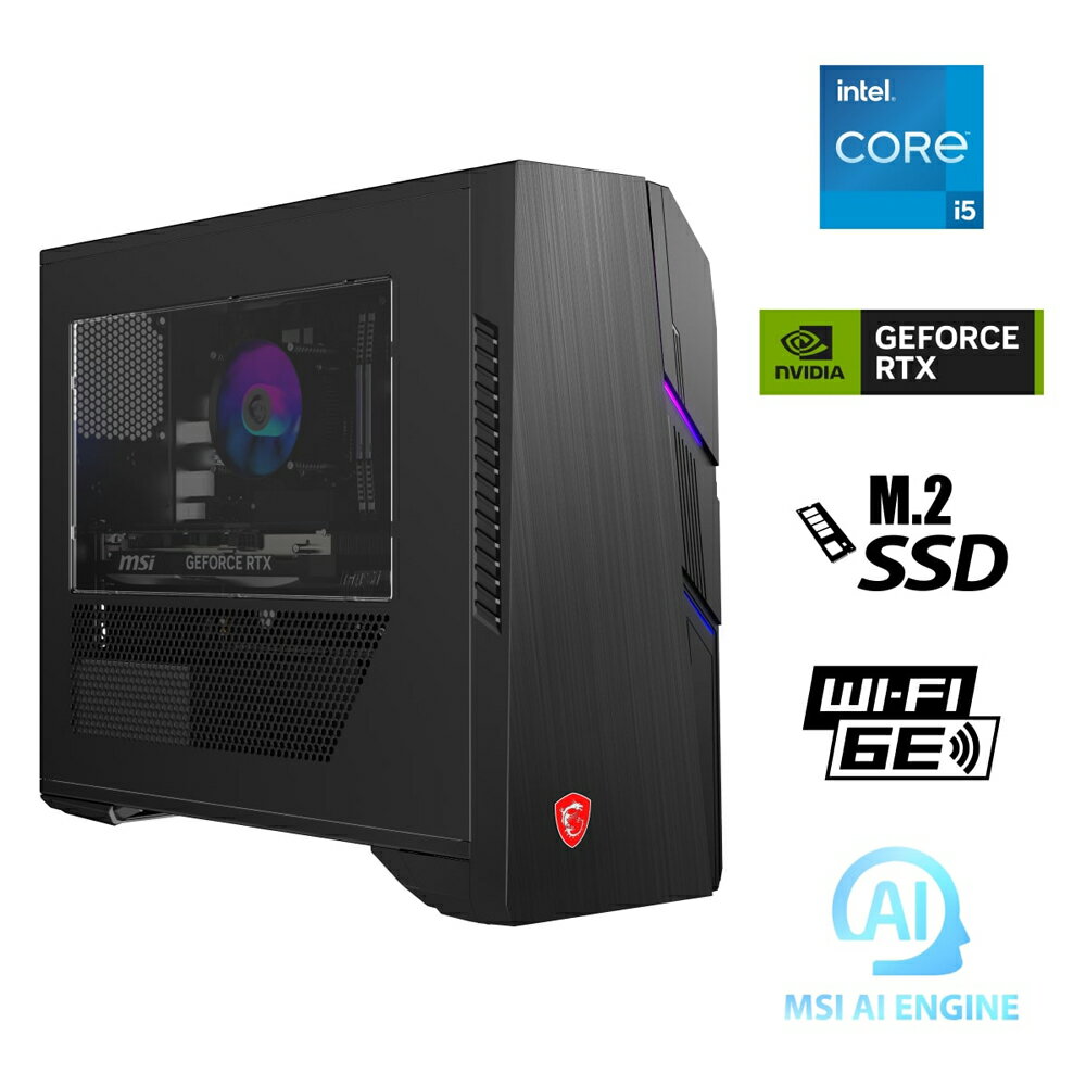 MSI ߥ󥰥ǥȥåץѥ MAG Codex 6 ʥƥ Core i5-14400F/ 16GB/ 1TB SSD/ GeForce RTX 4060 MAG Codex 6 14NUC5-067JP