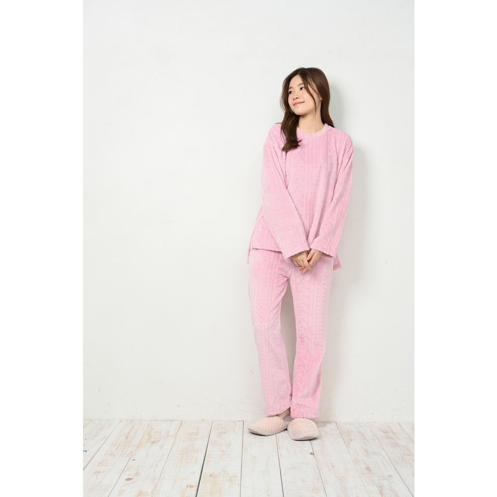 Rakuten - BACKYARD FAMILY(バックヤードファミリー) ファーフリース セットアップ レディース（型押し/ピンク M-L） BF020617-1A-2D