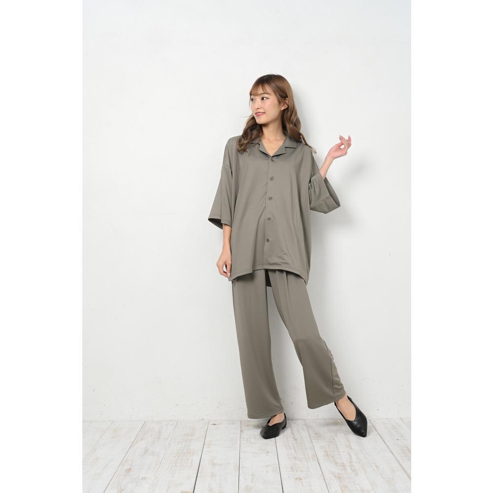 BACKYARD FAMILY(バックヤードファミリー) 高撥水 レディース テーラード セットアップ（グレージュ L-LLサイズ） BF023412-1B-2D