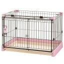 犬用品 もっとお掃除簡単ペットサークル 90-60 ライトピンク リッチェル ソウジカンタンサ-クル90-60 LP