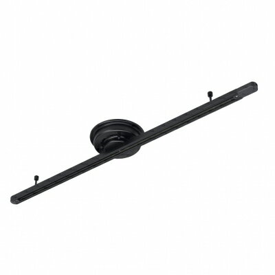 ヤザワ 薄型シーリング直付けダクトレール 1000mm (ブラック)【カチット式】 LRD1001BK YAZAWA [LRD1001BK]