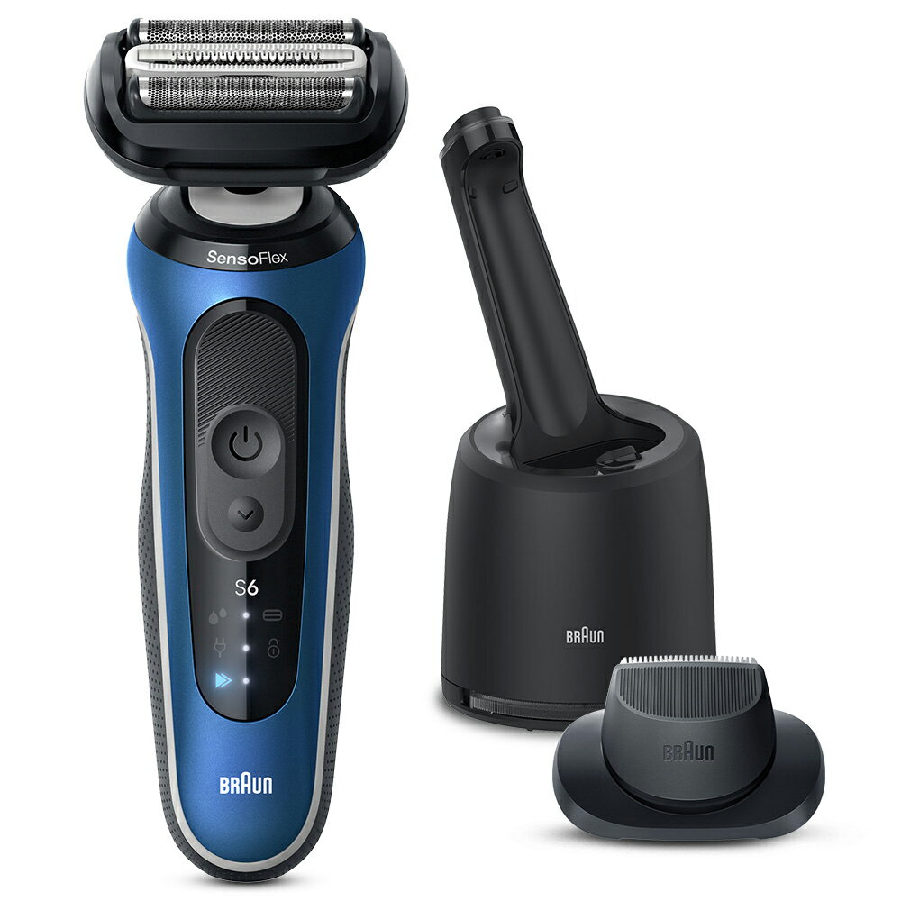 62-B7200CC ブラウン メンズシェーバー［電気シェーバー］【3枚刃】【自動洗浄器付】 BRAUN　Series6 （シリーズ6） …