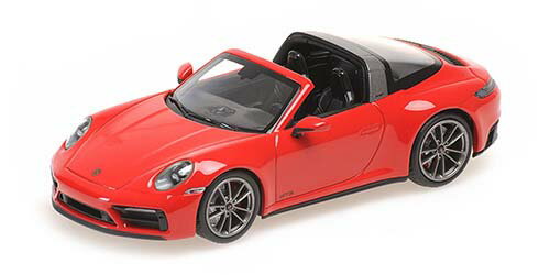 ミニチャンプス 1/43 ポルシェ 911 (992) タルガ 4 GTS 2022 レッド【410061060】 ミニカー