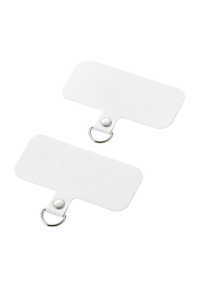 エレコム ストラップホールシート 2枚入り 1口タイプ（ホワイト） P-STHD1WHN