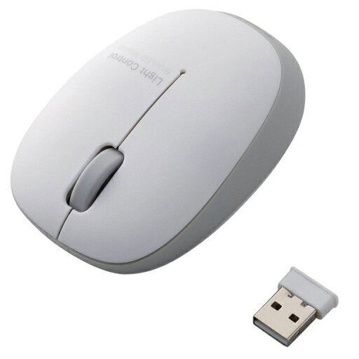 エレコム 2.4GHzワイヤレス BlueLEDマウス 3ボタン Sサイズ(シルバー) M-BL20DBSV エレコム 2.4GHzワイヤレス BlueLEDマウス 3ボタン Sサイズ(シルバー) M-BL20DBSV