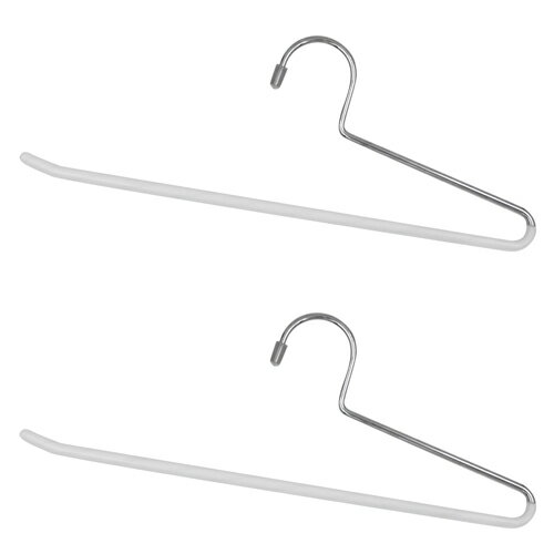Hanger - シンコハンガー スラックスハンガーノンスリップ 2本組（ホワイト） #60645(シンコハンガ-) monocloset（モノクローゼット） [60645シンコハンガ]