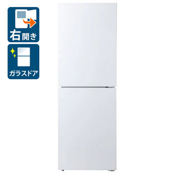 （標準設置料込）HR-E923W ツインバード 231L 2ドア冷蔵庫（ホワイト）【右開き】 TWINBIRD [HRE923W]
