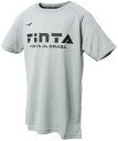 FINTA(フィンタ) JRベーシックロゴTシャツ(グレー・サイズ:130) FNT-FT5996-0200-130 サッカー・フットサル用
