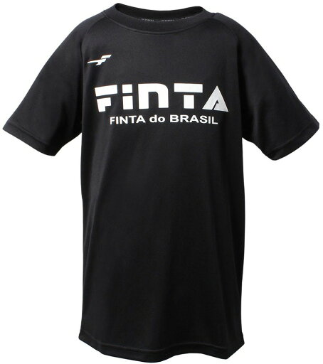 FNT-FT5996-0500-130 FINTA(フィンタ) JRベーシックロゴTシャツ(ブラック・サイズ:130) サッカー・フットサル用 FNT-FT5996-0500-130 FINTA(フィンタ) JRベーシックロゴTシャツ(ブラック・サイズ:130) サッカー・フットサル用