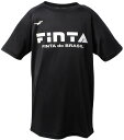 FINTA(フィンタ) JRベーシックロゴTシャツ(ブラック・サイズ:140) FNT-FT5996-0500-140 サッカー・フットサル用