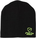 FNT-FT8828-0542-F FINTA(フィンタ) ブラックニットビーニー(ブラック/Fイエロー・サイズ:F) サッカー・フットサル用