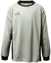 FNT-FT3025-0200-150 FINTA(フィンタ) ジュニアキーパーシャツ(グレー・サイズ:150) サッカー・フットサル用